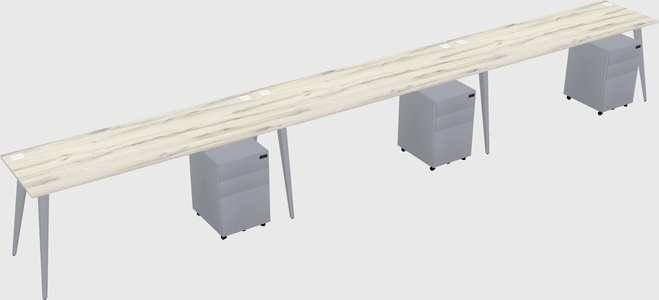 Modern rectangular office desk
