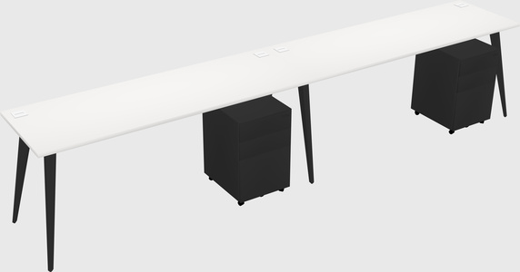 Modern rectangular office desk
