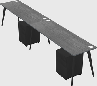 Bureau rectangulaire moderne