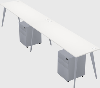 Bureau rectangulaire moderne