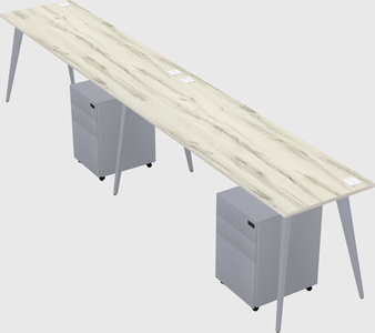 Bureau rectangulaire moderne