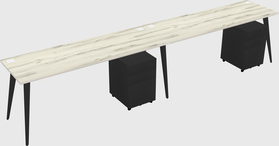 Bureau rectangulaire moderne