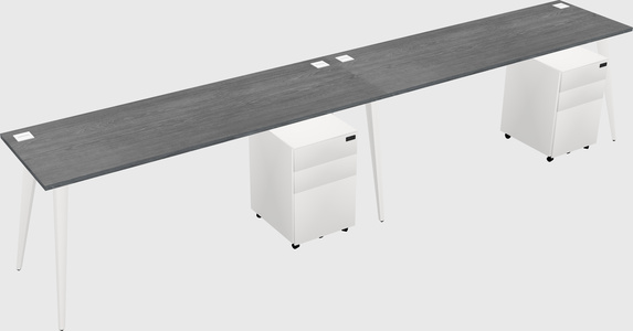 Modern rectangular office desk