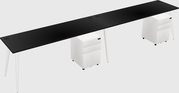 Bureau rectangulaire moderne