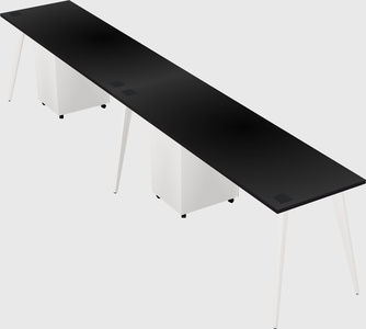 Bureau rectangulaire moderne