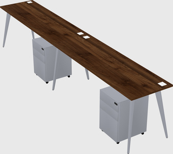 Bureau rectangulaire moderne