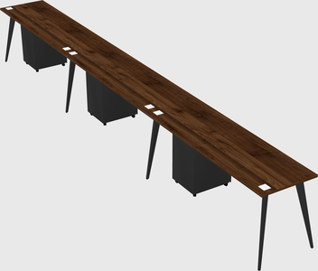 Modern rectangular office desk