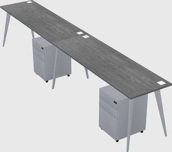 Bureau rectangulaire moderne