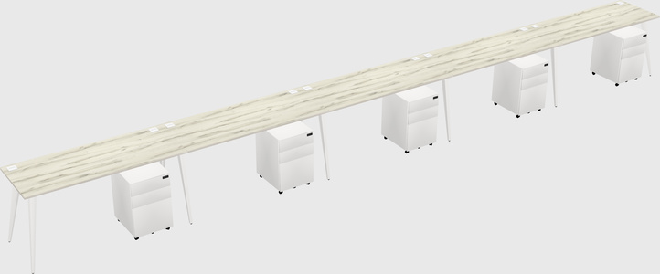 Modern rectangular office desk