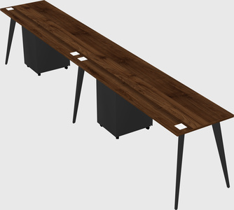 Bureau rectangulaire moderne