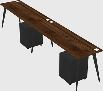 Bureau rectangulaire moderne