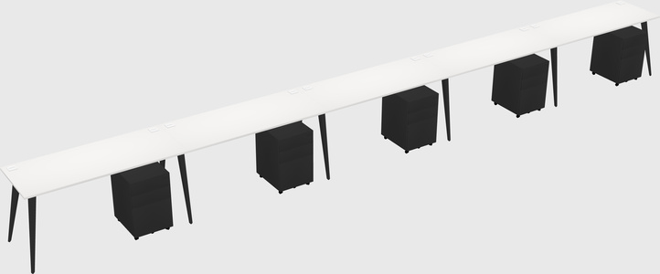 Modern rectangular office desk