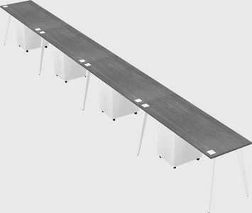 Modern rectangular office desk