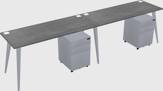 Bureau rectangulaire moderne