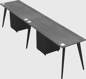 Bureau rectangulaire moderne