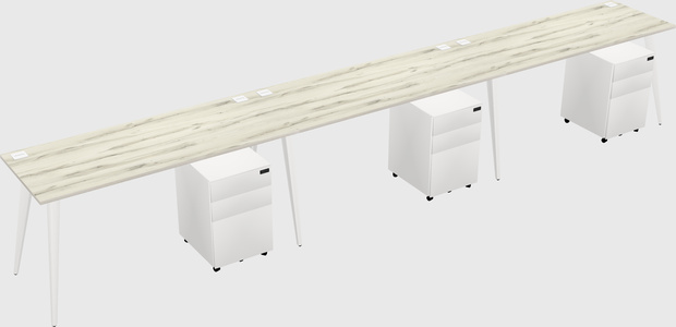 Modern rectangular office desk