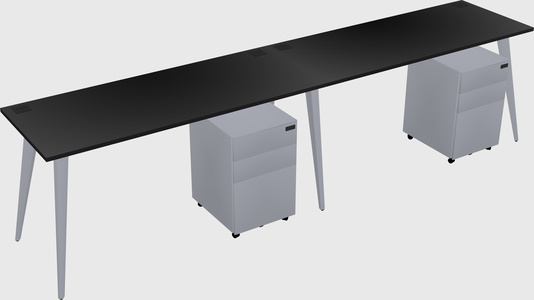Modern rectangular office desk