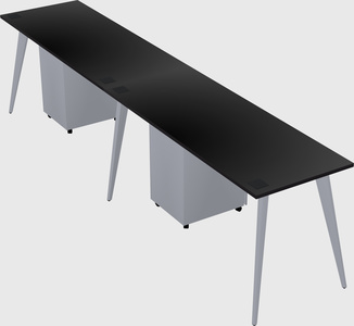 Modern rectangular office desk
