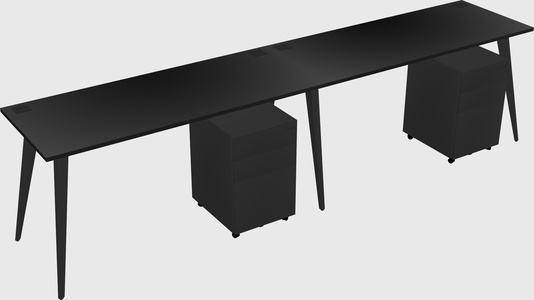 Modern rectangular office desk