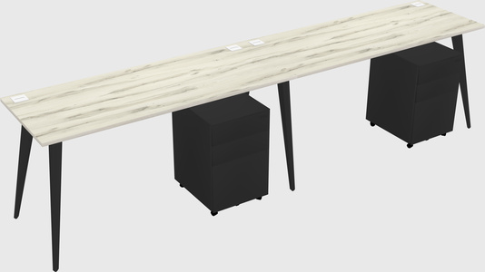 Modern rectangular office desk