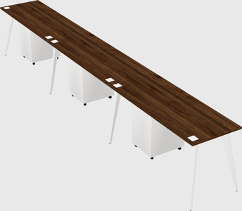 Bureau rectangulaire moderne