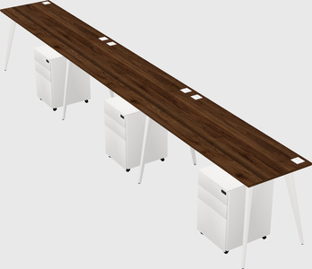 Bureau rectangulaire moderne