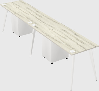 Bureau rectangulaire moderne