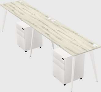 Bureau rectangulaire moderne