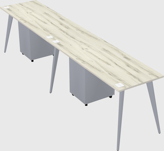 Bureau rectangulaire moderne