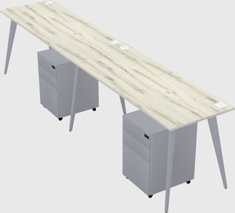Bureau rectangulaire moderne