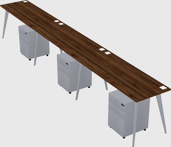 Bureau rectangulaire moderne