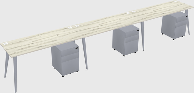 Modern rectangular office desk