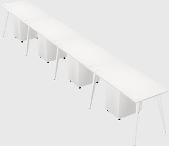 Bureau rectangulaire moderne