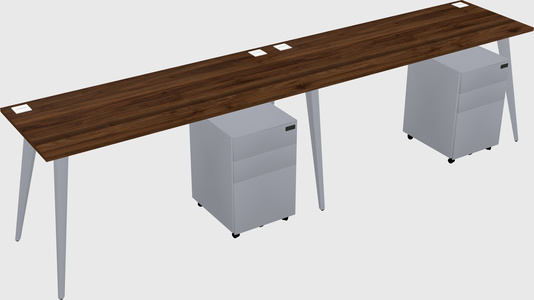 Bureau rectangulaire moderne