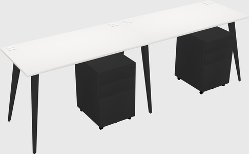 Modern rectangular office desk
