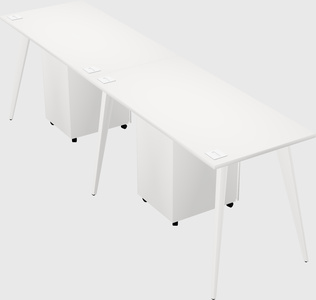 Bureau rectangulaire moderne