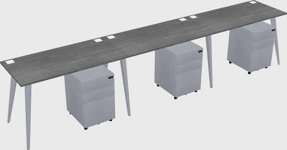 Modern rectangular office desk
