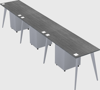 Modern rectangular office desk