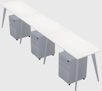Bureau rectangulaire moderne