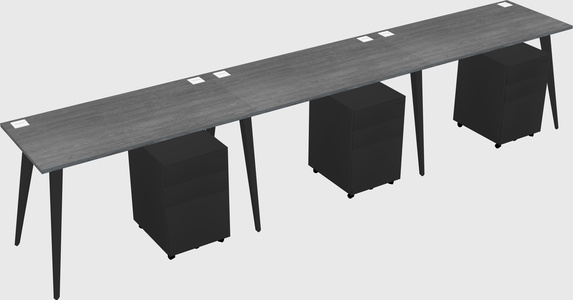 Modern rectangular office desk