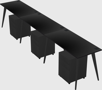 Bureau rectangulaire moderne