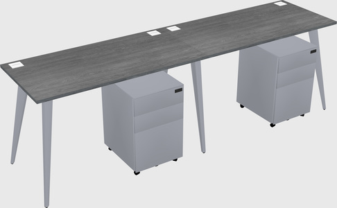 Bureau rectangulaire moderne