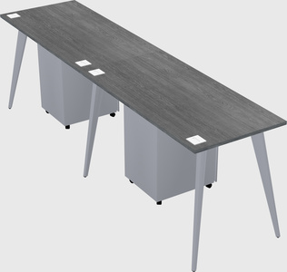 Bureau rectangulaire moderne