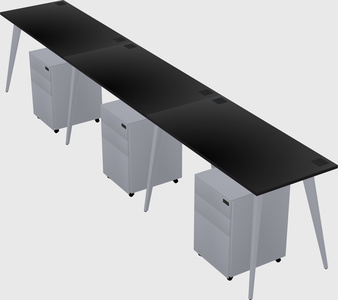 Bureau rectangulaire moderne