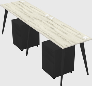 Bureau rectangulaire moderne