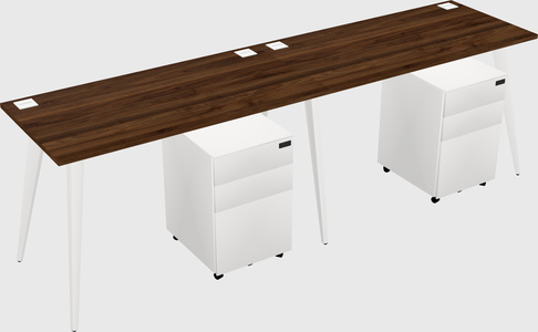 Bureau rectangulaire moderne