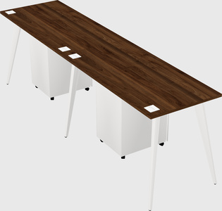 Bureau rectangulaire moderne