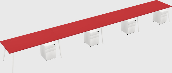 Modern rectangular office desk
