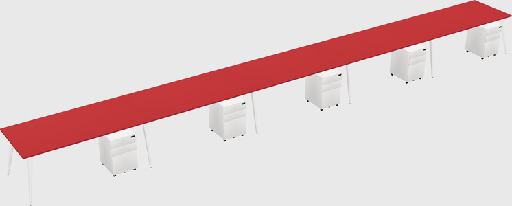 Modern rectangular office desk