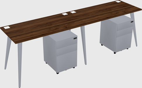 Bureau rectangulaire moderne